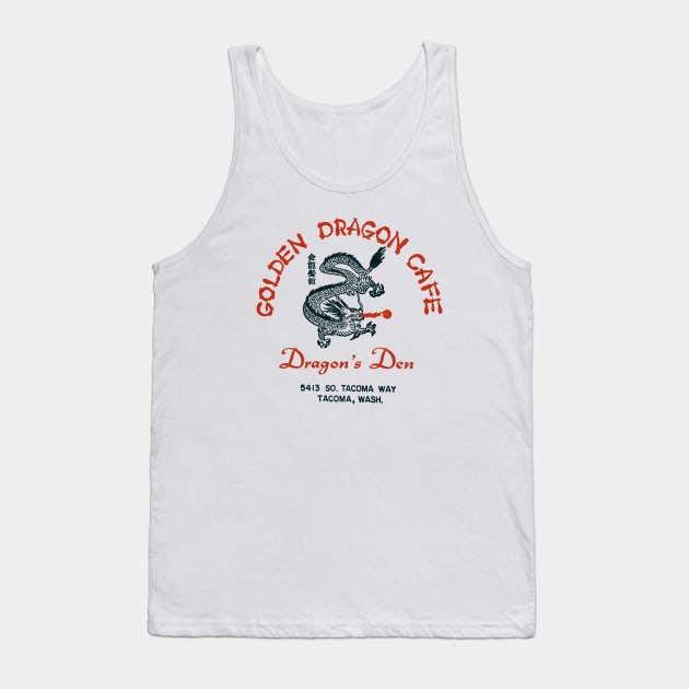 Golden Dragon Cafe Tank Top by DCMiller01